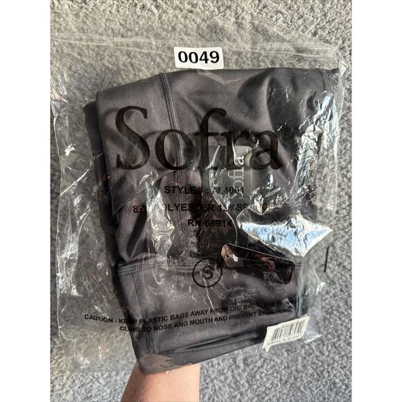 Sofra Women's Essential Workout Active Running Capri Leggings W/Side Pockets S - Picture 12 of 12